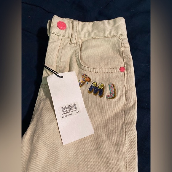 The Marc Jacobs Kids White Jeans with Donut Patch Luxury Designer Denim - Picture 8 of 8